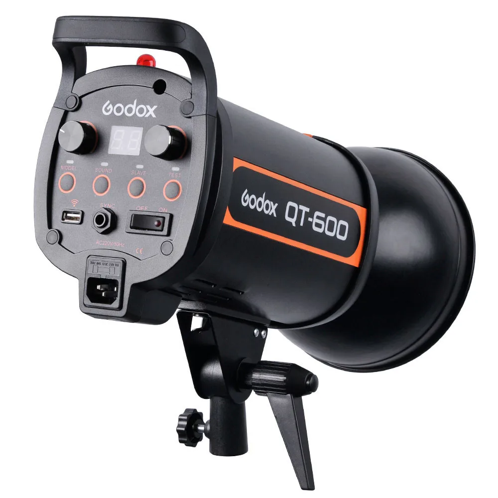 Распродажа в Европе! Godox QT-600 QT600 600 Вт студийный стробоскоп фотовспышка лампа для портретной моды свадебного искусства фотографии