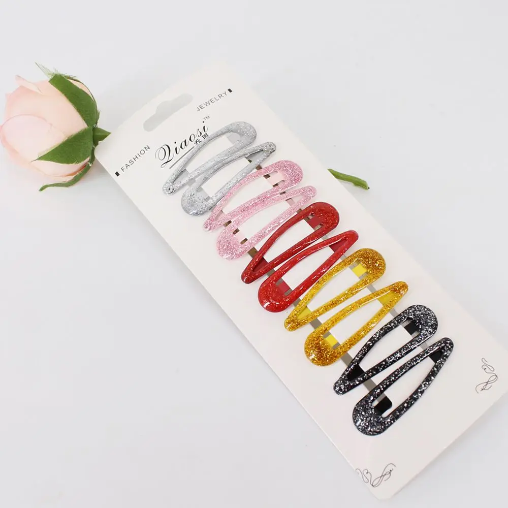 10pcs Snap Hair Clip Glitter Hairpins for Children Kids Hair Clip Pins for Baby Girls Hair Accessories Cute Metal Barrettes 5cm 10pcs Snap Hair Clip Glitter Hairpins for Children Kids Hair Clip Pins for Baby Girls Hair Accessories Cute Metal Barrettes 5cm
