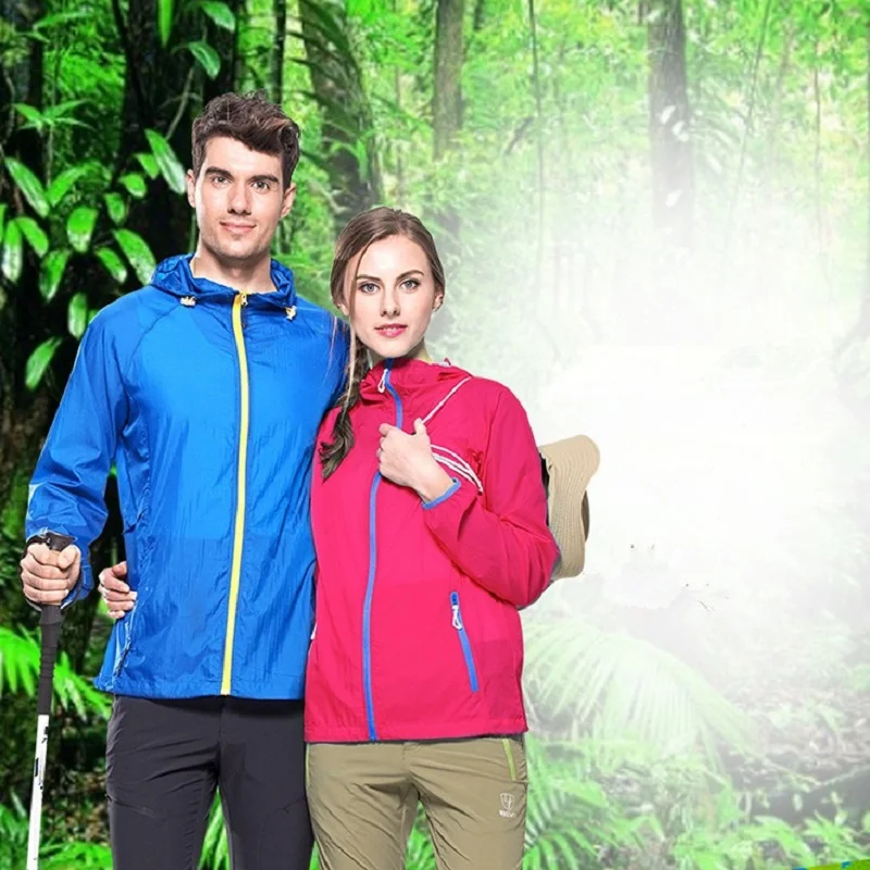 

Women Thin Quick Drying Skin Coat Super Light Skin Clothes Breathable Sunscreen Clothes Sun-protective Outdoor Windproof Jacket