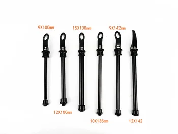 

MTB/Road disc brake hubs Aluminium Thru Axle Skewers, Front 9/12/15x100mm Rear 10X135mm 9/12X142mm 12X148mm quick release