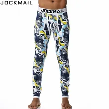 JOCKMAIL, Брендовые мужские кальсоны, хлопковые леггинсы с принтом, термобелье, cueca, гей, мужское термо нижнее белье, кальсоны, трусы