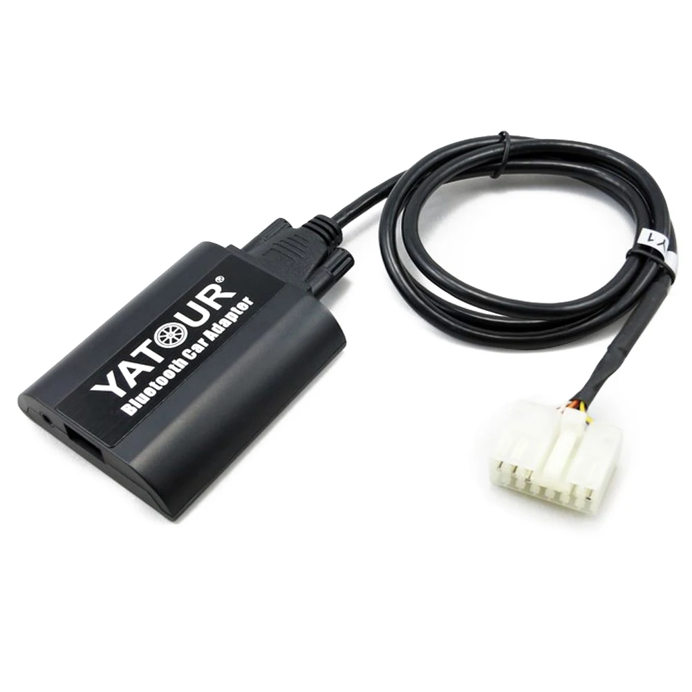 

YATOUR Digital Music CD Changer Bluetooth Car Adapter Hands Fress Call Adapter USB charging For 5+7 Big Plug Toyota Lexus