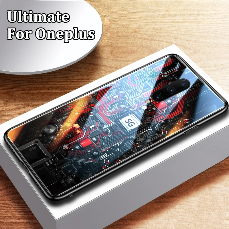 Чехол GFAITH для Oneplus 7 Pro чехол из закаленного стекла с изображением версии Explorer
