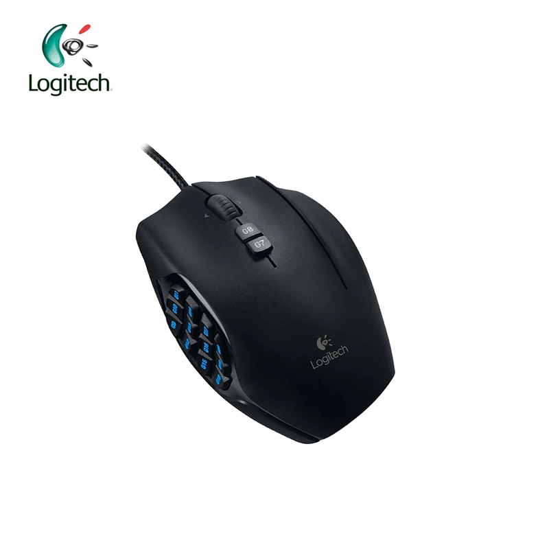 Logitech G600 MMO Wired Gaming Mouse Laptop PC Gamer Mouse 8200DPI Optical 17 Programmable Buttons Support Official Verification