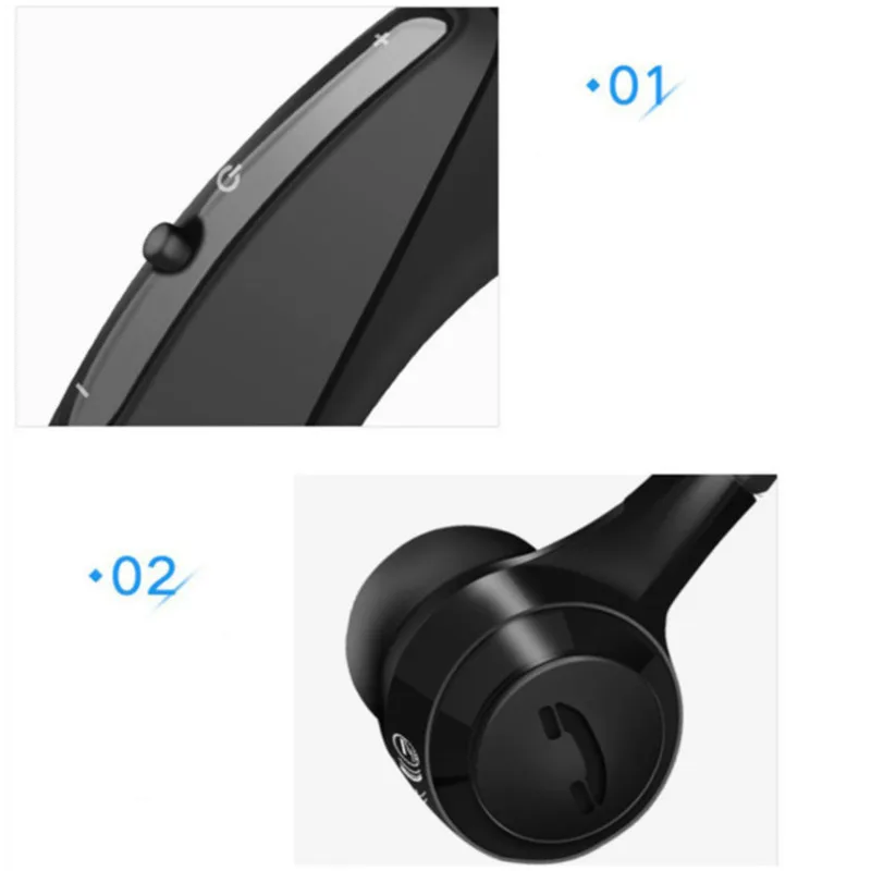 Business Affairs V8s Bluetooth Headset Sport Stereo Bass Ear Hanging 5 0 Bluetooth Wireless Headphones Earphone With Mic sh 