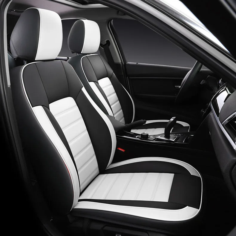  Custom car Seat Cover for Hyundai Veloster Elantra Santa Fe ix35 Tucson i30 Coupe Azera Rohens Matr