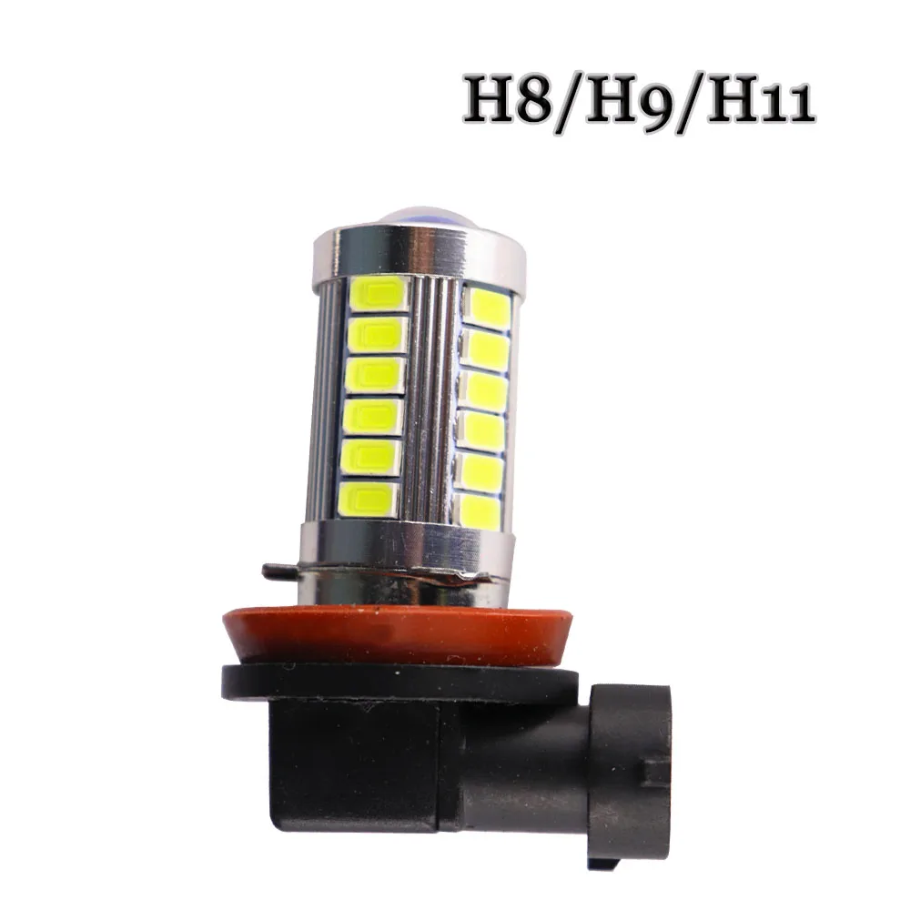 2 шт. автомобильный H4 светодиодный светильник 33 SMD 5630 5730 H8 H9 H11 H7 9005 9006 головное