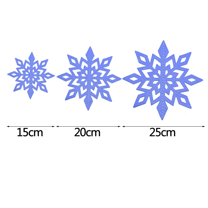 6 шт./компл. Mix Размеры 3D Сделай сам Складная Снежинка рождественские висячие украшения гирлянды для домашнего рождественского Год Вечерние Декор Орнамент