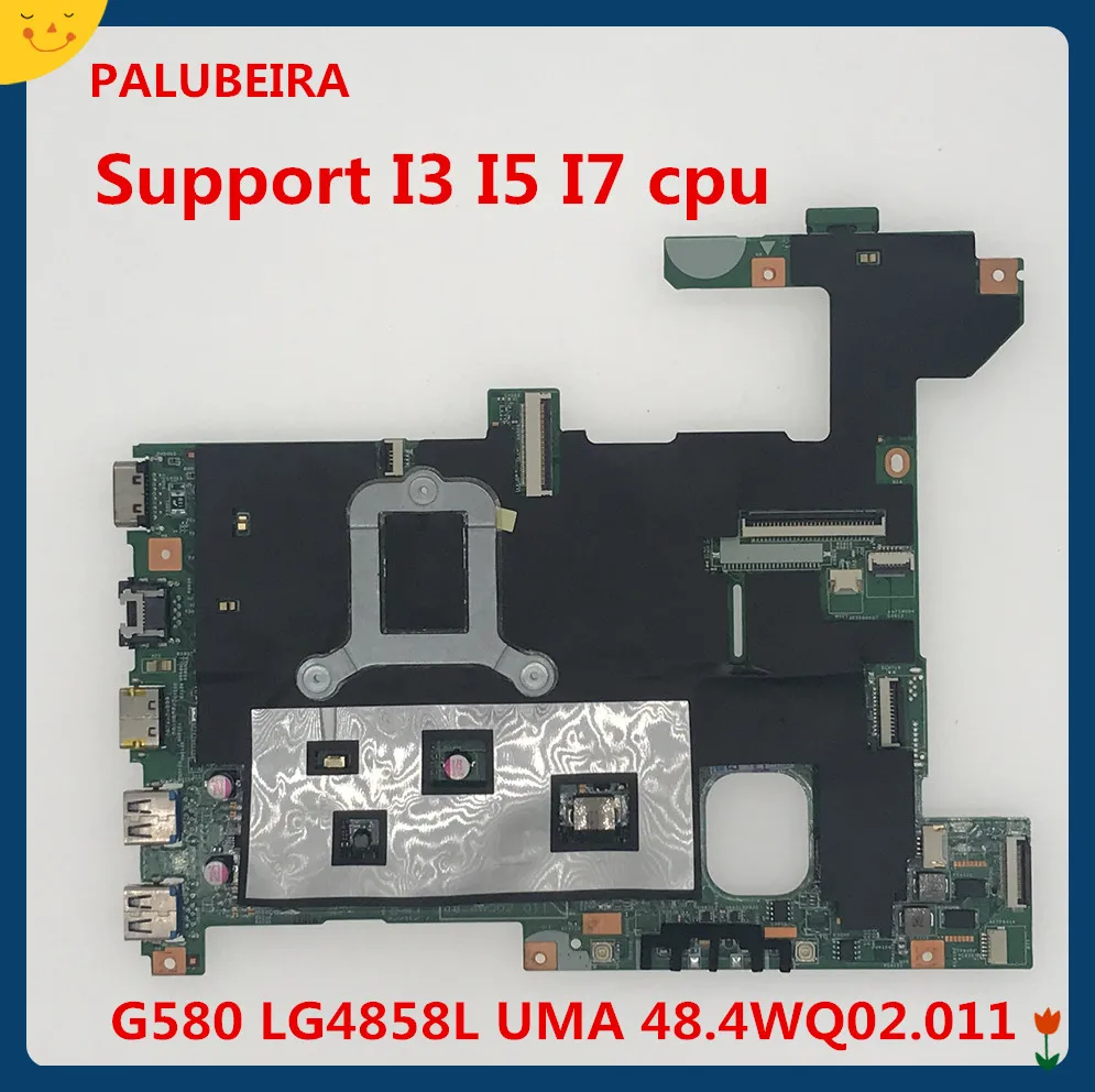 PALUBEIRA материнская плата для ноутбука lenovo G580 LG4858L 48.4WQ02.011 12206-1 основная плата HM76(поддержка I3 I5 I7 cpu) UMA DDR3