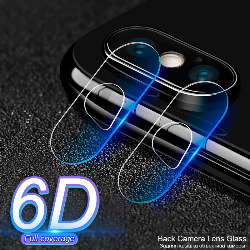 

For Apple iPhone XS MAX XR X 8 7 Back Camera Lens Screen Protector HD Tempered Glass Accessory For iPhone X 8 7 6 6S Plus Film