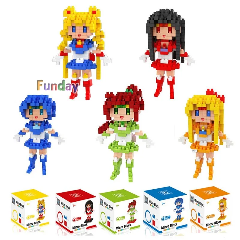 Custom Sailor Moon Minifigure Block Toy on lego Bricks Lita Sailor Jupiter
