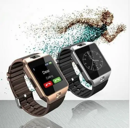 Умные часы DZ09 Smartwatch шагомер с слотом для sim карты Push Message Bluetooth подключение Android