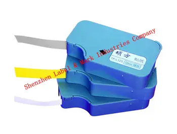 

Label cassette tape(Yellow 12mm) TP-L12Y for SUPVAN tube printer TP60,TP66,TP60A,TP66A,TP60i,TP66i,cable ID printer,wire marker