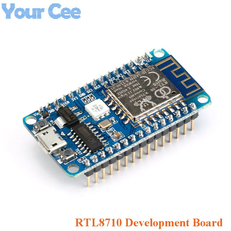 

1 pc New Arrival Nodemcu RTL8710 Wireless Module WiFi Transceiver Module Test Development Board Transmitter Receiver RTL-00