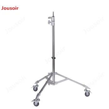 

Heavy duty light stand photo lamp holder steel manufacturing spotlight support frame removable foot wheel bearing 18kg CD15