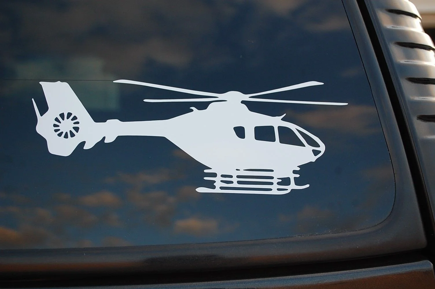

EC 135 Helicopter Sticker Vinyl Decal Eurocopter Window sticker 15cm