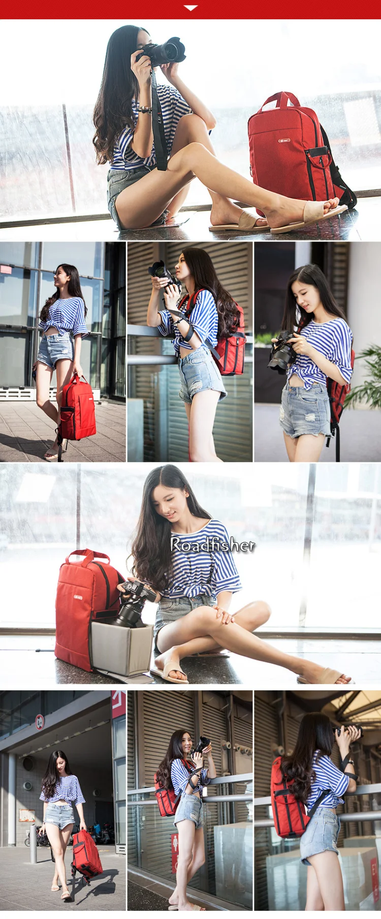 Camera backpack bag EM-DQ310B-12