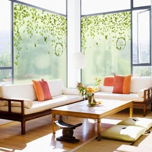 Офис раздвижные двери ванной кухня без Пластиковые статический стекло, фольга наклейки Кружева Бумажные украшения-19