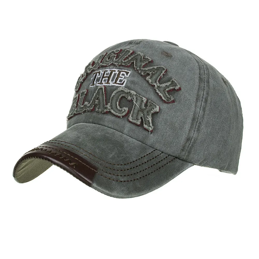 

2019 Hot Retro Washed Baseball Cap Fitted Cap Snapback Hat For Men Bone Women Gorras Casual Casquette Letter Black Cap F122