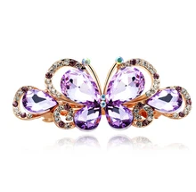 Luxury Handmade Rhinestone Hairpin Female Fashion Hair Accessories Hairpins