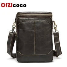 Men Shoulder Bag Male Genuine Leather Zipper Cowhide Flap Casual Crossbody Bags For Men Messenger Bags Leather Bag 8003 Men Shoulder Bag Male Genuine Leather Zipper Cowhide Flap Casual Crossbody Bags For Men Messenger Bags Leather Bag 8003