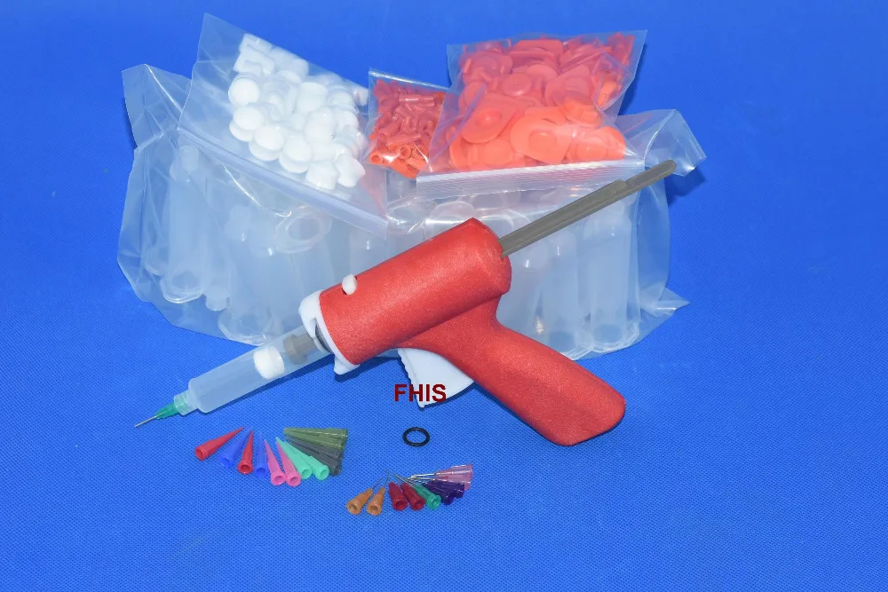 10CC / 10ML Single liquid manual red glue gun combination Silicone Glue