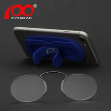 Очки для чтения, нержавеющая сталь, анти-синий светильник, SOS, аварийный зажим для носа, очки для пресбиопии# RD8107C8