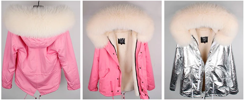 Новая длинная женская зимняя куртка Парка с натуральным мехом Пальто с воротником с мехом лисы Высокое качество Подклад искусственный мех