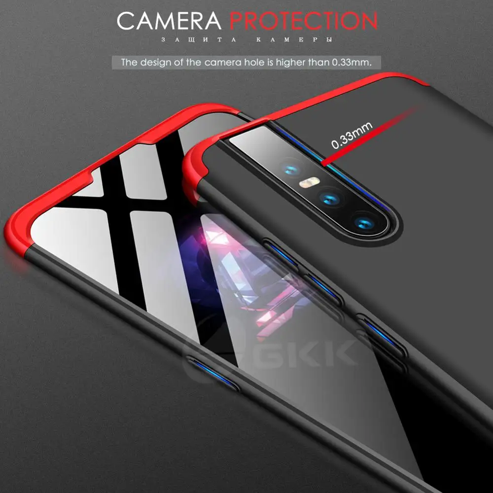 Роскошный оригинальный чехол GKK для Vivo V15 pro 3 в 1 мягкий матовый Жесткий Чехол S1 Pro