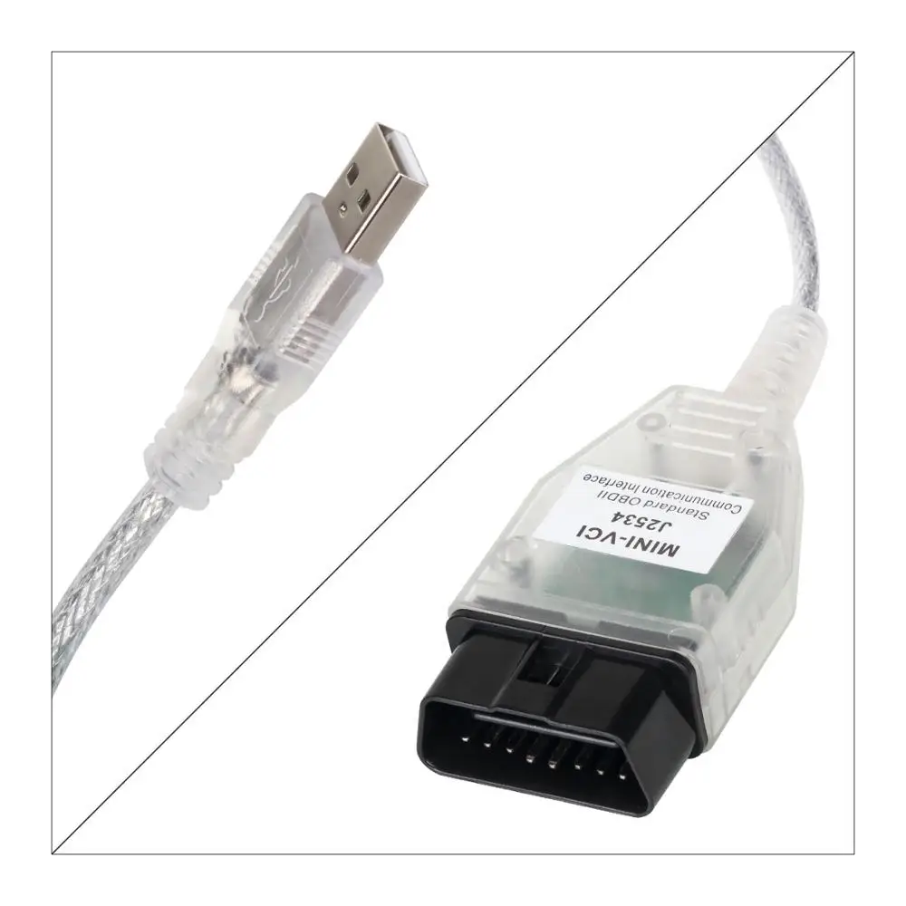 Последняя V13.00.022 диагностический мини-разъем J2534 Интерфейс для TOYOTA TIS Techstream MINI-VCI FT232QR чип OBD2 диагностический кабель