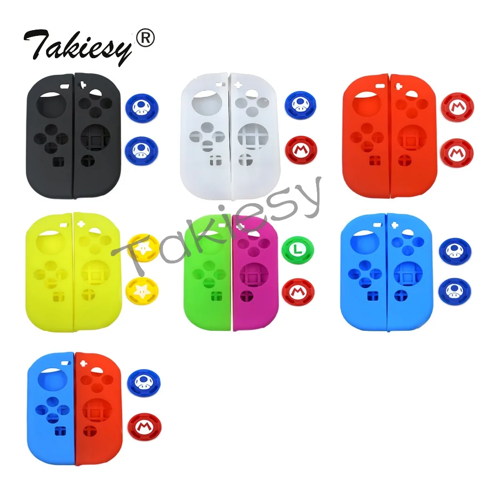 

nitendo switch Soft Silicone Protective Skin Case Thumb stick Grips Joystick Cover for Nintendo Switch Joy-Con nintend switch