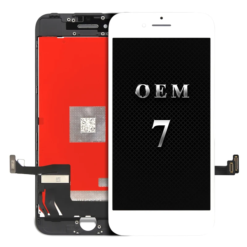 

3pcs for OEM Quality For iPhone 7 LCD Display Touch Screen Digitizer Assembly Free shipping free DHL with camera holder