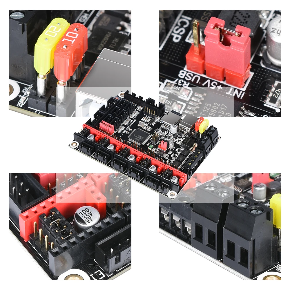 32 битная плата контроллера BIGTREETECH SKR V1.3 + сенсорный экран TFT24 5 шт. TMC2208 TMC2209 UART TMC2130 spi