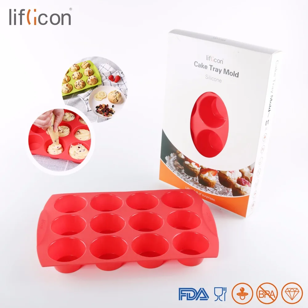 Liflicon Silicone Baking Cake Mold Fondant Decorating Cake Tools Form