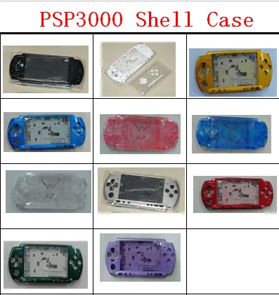 Для psp 3000 psp 3000 Замена игровой консоли полный корпус чехол с кнопками комплект