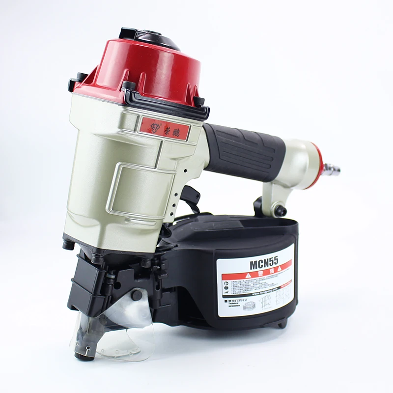 CN55 Air Nail Rolling Gun Pneumatic Siding Coil Nailer Nail Gun Air