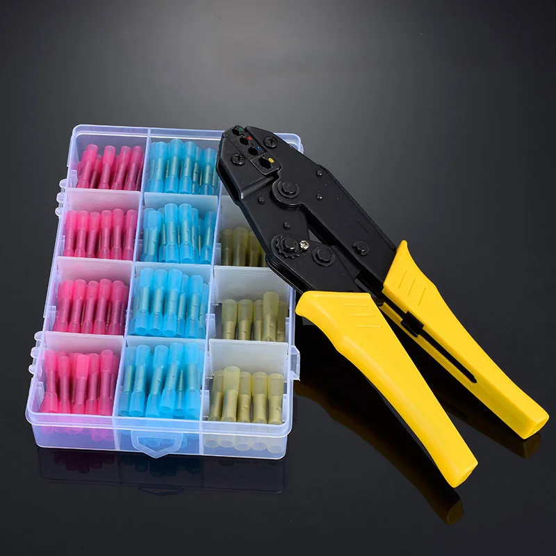 

200 Pcs Heat Shrink Butt Connectors Terminals Insulated Waterproof for Marine Auto MJJ88