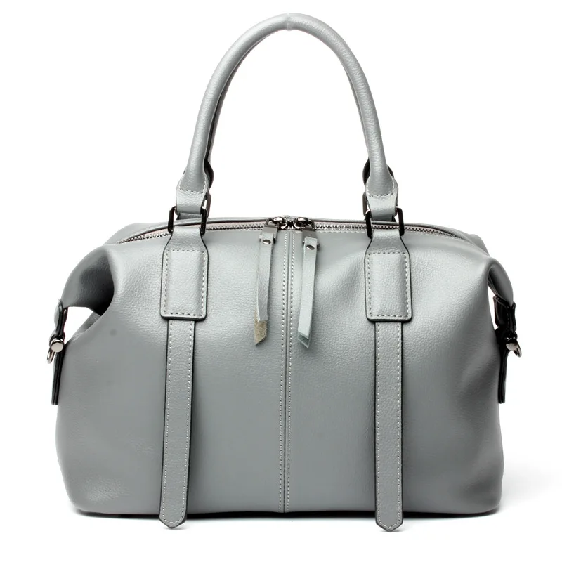 

Moxi Women Handbags Genuine Leather Bucket Female Messenger Bags Soft Cowskin Tote Bags Luxury Women Shoulder Bags Ladies