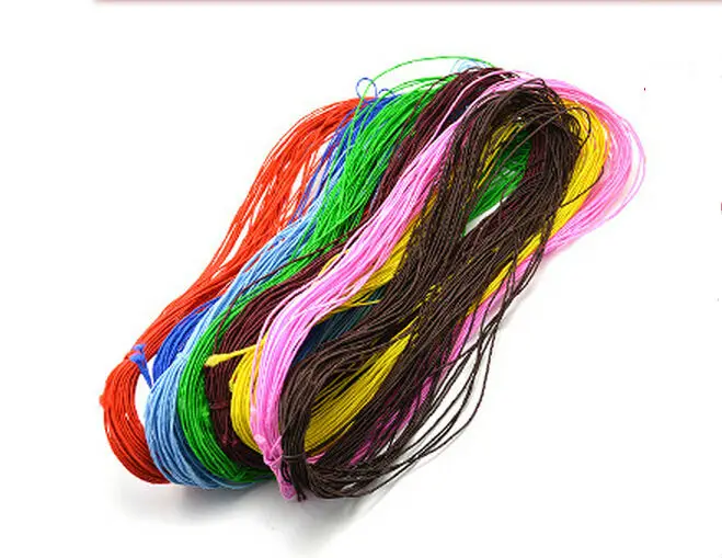 

2X wire 0.8 mm 15 meters long elastic line Beads elastic line Hand pearl beads rope Core-spun spandex line DIY