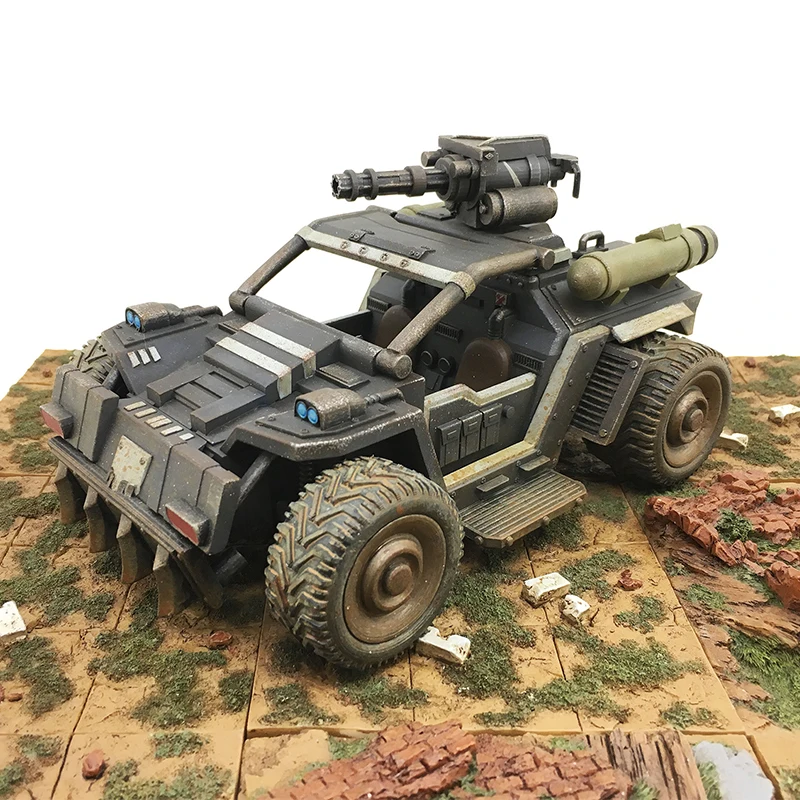 JOY TOY 1/27 Military Rhinoceros Scout Car Model Block Toys Collection Action Figure for Decoration and Holiday Gift | Игрушки и хобби