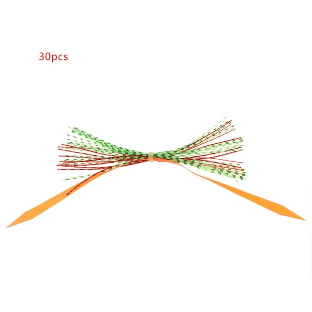 1 комплект рыболовных юбок силиконовая полоса из ПВХ резиновый джиг приманка в
