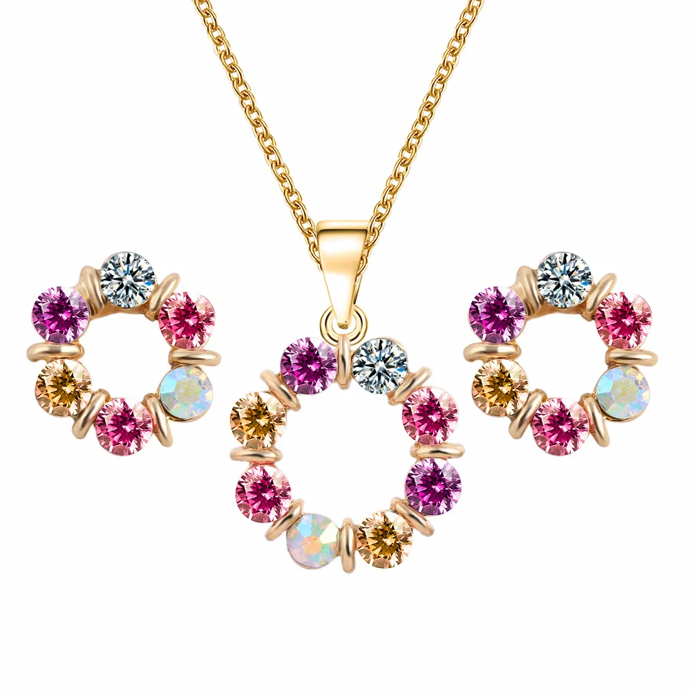 TMISHION Collar de Perlas de imitación para Mujer Conjunto de Pendientes de joyería Nupcial con Regalo de joyería de Diamantes de imitación para Boda/Fiesta para Mujeres.