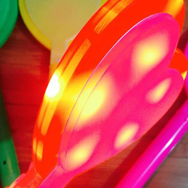 38CM LED Light Stick Love Shape Clap Your Hands Flashing Sticks Children Concert Prop Bar toy FestivalWeddingPartyDecoration (4)