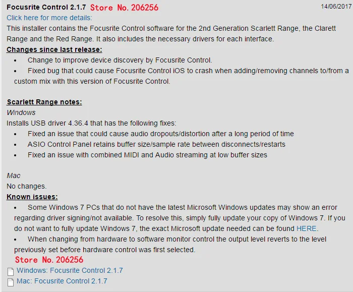 scarlett 18i8 control panel for mac
