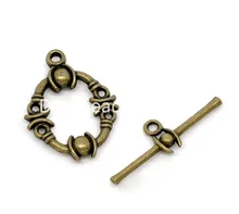 DoreenBeads 25 Sets Bronze Tone Toggle Clasps 21x17mm 25x8mm (B14353), yiwu