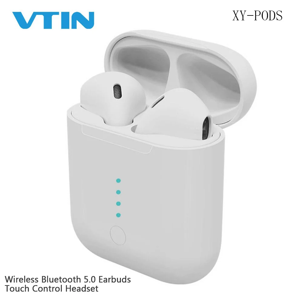 

Vtin Wireless Bluetooth 5.0 Earbuds TWS Earphone Touch Control Headset Headphone with HIFI Sound Quality Built-in Mic XY PODS