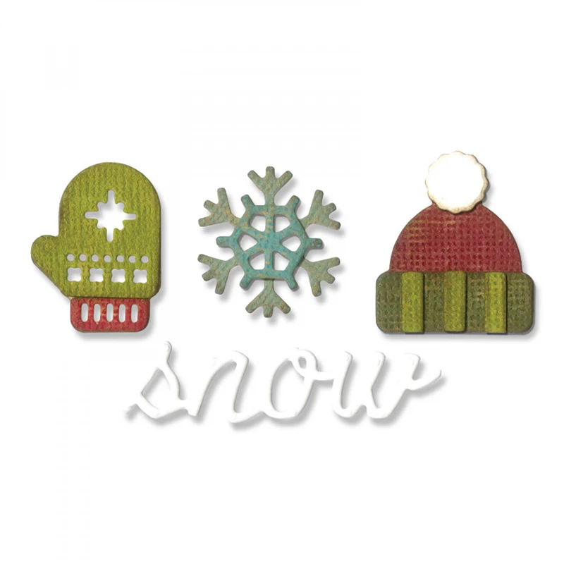 

Winter Metal Cutting Dies Embossing Scrapbooking Stencil Craft Cut Dies For DIY Card Crafts Handmade