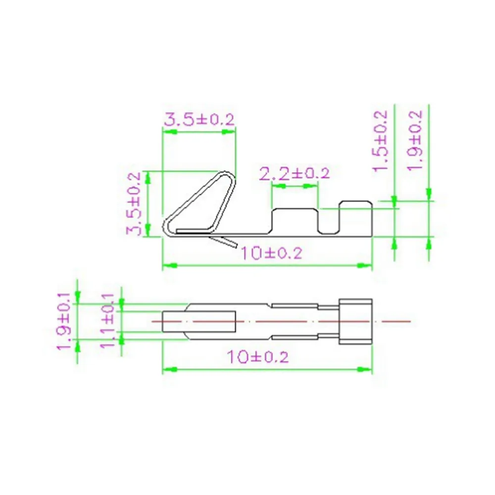 10 шт./Набор "сделай сам" Наборы 4 Pin KF2510-4P KF2510-3P KF2510-2P Американская классификация проводов 2р/3 P/4 P 2,54 мм Шаг Терминал Корпус штыревые Разъемы Адаптера переменного тока Наборы