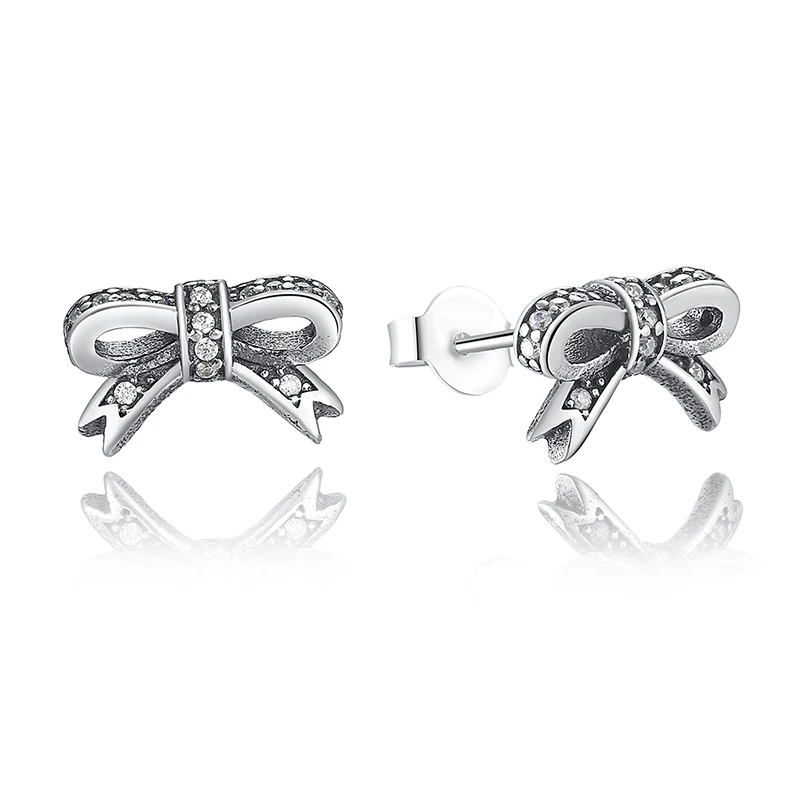 WOSTU Hot Selling Luxury 925 Sterling Silver Daisy Stud Earrings For Women Original European Fashion Brand Jewelry Gift - Image 5
