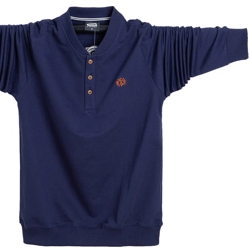 

2018 New brand men hoodie extra Large size sports plus button one word collar autumn and winter warm fat M-5XL